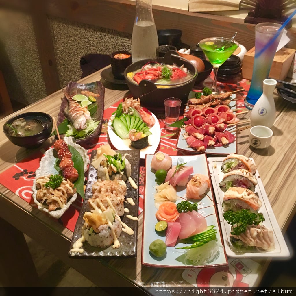 (台灣ー新竹)日本料理。名古屋料亭居酒屋–無菜單料理/啤酒/吃到飽/喝到飽/聚餐/宵夜
