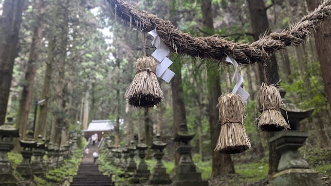 (日本-九州)最神秘的森林神社 熊本。上色見熊野座神社 