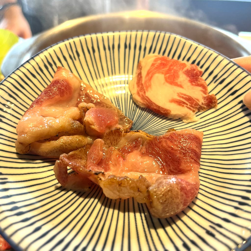 (台灣-新竹)新竹竹北必吃火鍋『穗鍋物』炙燒松阪豬/雪花牛在