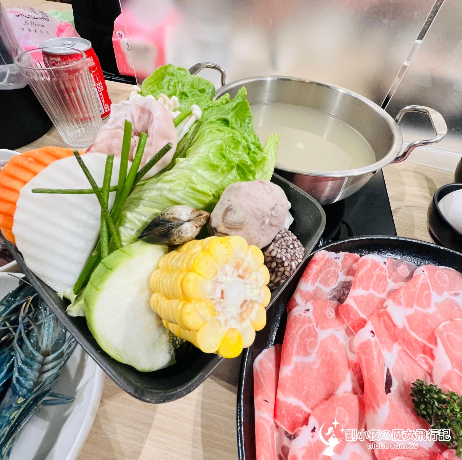 （台灣-新竹)竹北美食新開幕『初十火鍋』鄰近水圳森林公園，純熬湯底與巨無霸海鮮的質感饗宴！（含價位與實測心得）